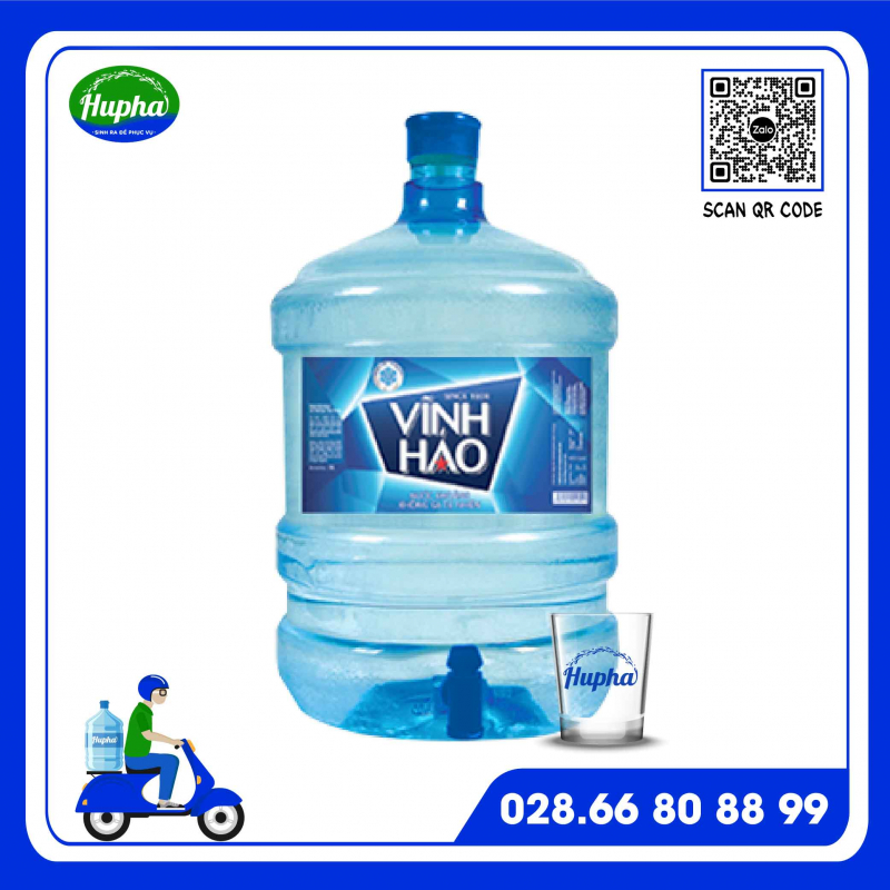 Nước Vĩnh Hảo Bình 20 lít có vòi