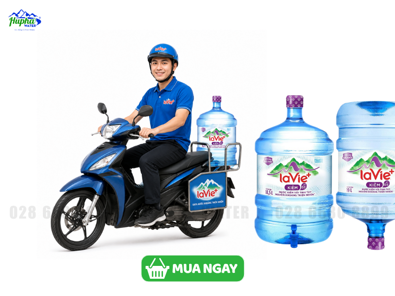 Giao Nước LaVie Kiềm+ Nhanh Chóng Tại TP.HCM – Chủ Động Cho Mọi Nhu Cầu Văn Phòng