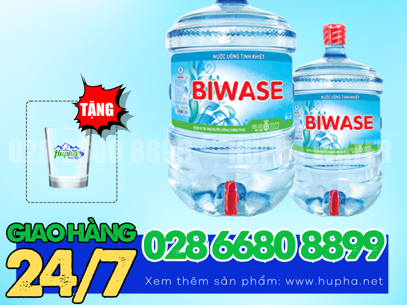 Nước Tinh Khiết Biwase 19 Lít - GIAO NHANH, ĐẶT ONLINE tiện lợi