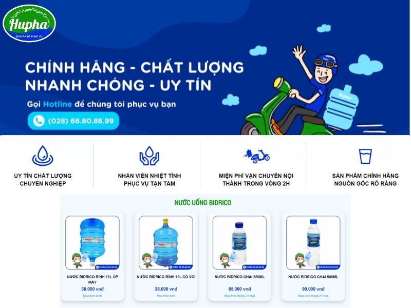Đại lý phân phối nước uống Bidrico quận 10 chính hãng Đại lý phân phối nước uống Bidrico quận 10