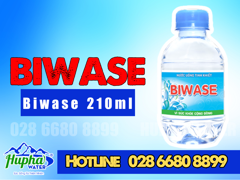 Nước Uống Đóng Chai Biwase 210ml – Giải Khát Nhanh Gọn Cho Cuộc Sống Hằng Ngày nước uống Biwase 210ml phù hợp cho mọi hoàn cảnh