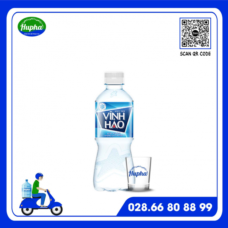 Nước Khoáng Vĩnh Hảo Chai 350ml