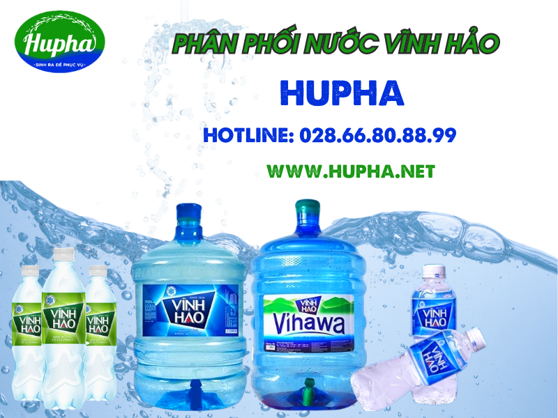 Nước khoáng Vĩnh Hảo Tại Gò Vấp - Giao Tận Nơi Nhanh Chóng Phân phối nước Vĩnh Hảo - Đại lý nước HuPha