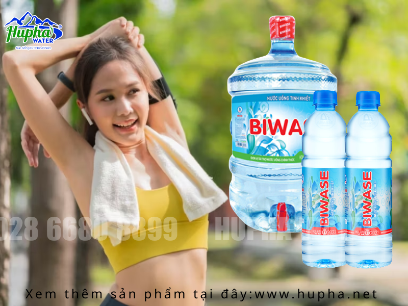 Đại lý nước uống Biwase của nhà cung cấp nước đóng chai, đóng bình HuPha Water