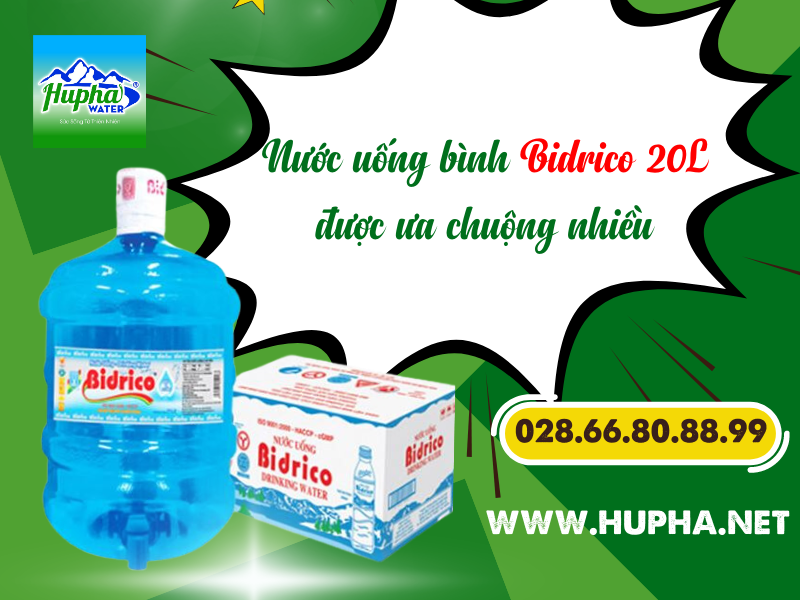 HuPha Water _ Giá Bình Nước Uống Bidrico  20 lít Siêu Ưu Đãi