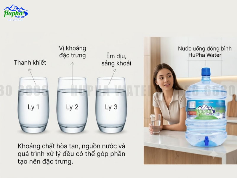  Thành phần khoáng chất ảnh hưởng đến vị nước như thế nào?