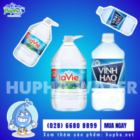 Bình nước tinh khiết 5 lít Aquafina (Thùng 4 chai) chính hãng, giao nhanh, MIỄN PHÍ VẬN CHUYỂN