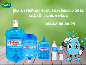 Bình Nước Uống Tinh Khiết Bidrico Miễn Phí Giao Hàng - Nước Uống HuPha