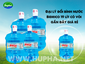 [CHẤT LƯỢNG] Bình Nước Bidrico 19 Lít Có Vòi, Giá Bình Dân - Đại Lý HuPha