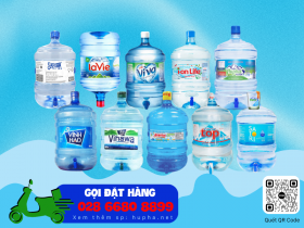 Cung cấp nước bình Vĩnh Hảo số lượng sỉ lẻ Hupha Water - GIAO NHANH TP. HCM