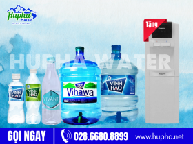 Đại lý nước khoáng Vĩnh Hảo Vihawa quận 10 cung cấp nước bình, nước chai HuPha Water