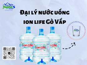 Đại lý nước uống ion life Gò Vấp - Giao hàng nhanh chóng HuPha Water