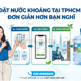 Đặt Nước Khoáng Tại TPHCM: HuPha Water Giao Tận Nơi