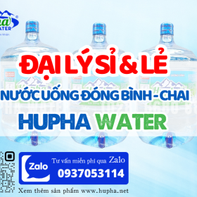 Dây chuyền sản xuất nước uống đóng bình quận 12 công nghệ hiện đại HuPha Water
