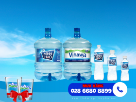 Đổi bình nước 20 lít Vihawa gần đây - giao hàng tận nơi Hupha Water