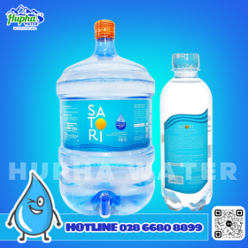Giao nước suối Satori bình 20 lít, chai 350ml, 500ml nhận ngay tại nhà quận 11