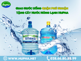Giao Nước Uống Quận Phú Nhuận - Tặng Cây Nước Nóng Lạnh HuPha