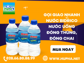 Gọi Giao Nhanh Nước Bidrico Nước Uống Đóng Thùng, Đóng Chai tại TP. HCM - HuPha Water