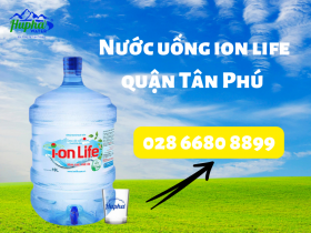Nước Uống Ion Life Quận Tân Phú - Giao Hàng Tận Nhà HuPha Water