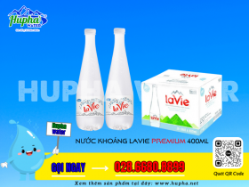 HuPha Water - Tìm mua nước khoáng Lavie chai 400ml Premium (20 chai/ thùng) giá bao nhiêu?