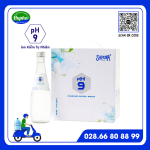 Ion Kiềm Sapuwa+ chai thủy tinh 330ml 