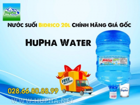 Mua nước bình 20 lít Bidrico chất lượng giao nhanh 2h