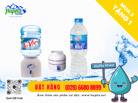 Mua nước suối Lavie tặng ngay bình sứ, đế đẹp TP. HCM