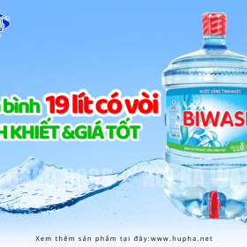 Mua Thùng Nước 19 lít Biwase Chính Hãng - An Tâm Cho Sức Khỏe, Tiết Kiệm Hơn
