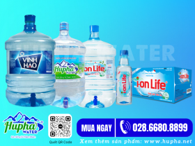 Nhà phân phối nước HuPha Water - Đại lý nước khoáng Vĩnh Hảo quận 4