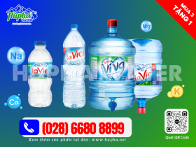 Nhà phân phối nước khoáng Lavie, các loại nước Lavie đóng chai, đóng thùng HuPha Water
