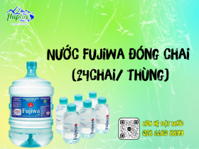 Nước Fujiwa đóng chai 450ml (24chai/ thùng) - Đặt nước uống HuPha Water