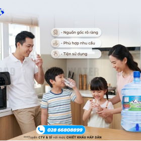 Nước Khoáng Cho Gia Đình: Chọn Thế Nào Để An Tâm Mỗi Ngày?