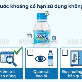 Nước khoáng có hạn sử dụng không? Cách bảo quản đúng tại nhà