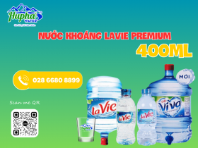 Nước Khoáng Lavie Premium 400ml - Giao Hàng Siêu Tốc