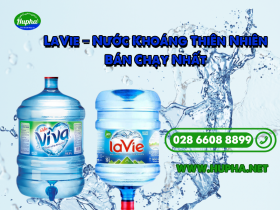 Nước Khoáng Thiên Nhiên Lavie 1.5 Lít- Thùng  12 Chai Chính Hãng 