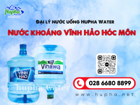 Nước khoáng Vĩnh Hảo Hóc Môn - Đại lý nước uống HuPha Water