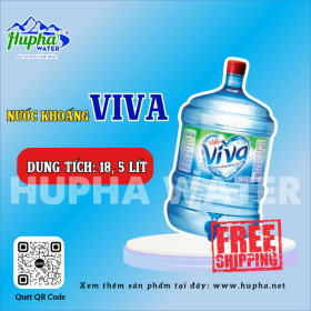 Nước khoáng Viva 18, 5 lít bình vòi tại quận Bình Thạnh