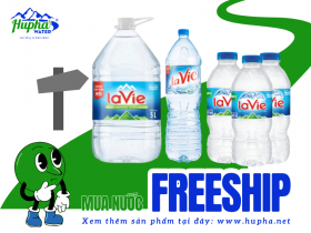 Nước Lavie thiên nhiên chai nhỏ đa dạng thể tích 350ml, 500ml, 750ml - HuPha Water