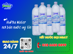 Nước Sapuwa 20 lít, giao hàng nhanh - HuPha Water nơi bán nước uy tín
