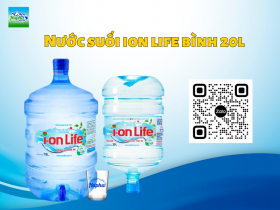 Nước suối ion life bình 20l - Tiện lợi cho mọi nhà - HuPha Water