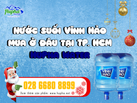 Nước suối Vĩnh Hảo mua ở đâu tại TP. HCM - HuPha Water