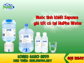 Nước tinh khiết Sapuwa giá tốt có tại HuPha Water