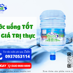 Nước uống đóng bình 18.5 lít giá tốt, chất lượng cao tại HuPha Water