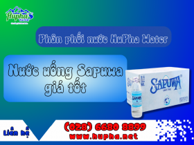 Nước uống đóng bình Sapuwa giá tốt - Phân phối nước HuPha Water