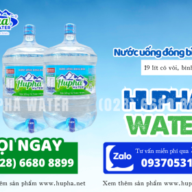 Nước uống đóng bình Viva có tốt không? So sánh cùng HuPha Water