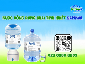 Nước uống đóng chai tinh khiết Sapuwa - Phân phối nước uống Số Lượng Lớn
