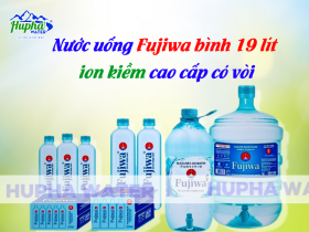 Nước uống Fujiwa bình 19 lít ion kiềm cao cấp có vòi
