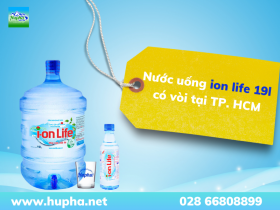 Nước uống ion life 19l có vòi tại TP. HCM