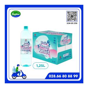 Nước uống Thanh Khiết Fujiwa chai 1,25L