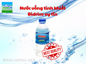 Nước uống tinh khiết Bidrico uy tín - chất lượng
